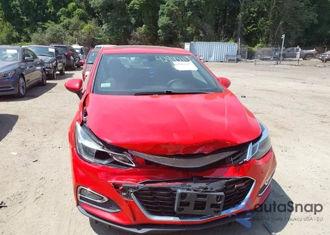 2017 Chevrolet Cruze Lt Auto из США, поврежденный, VIN 3G1BE6SM8HS512504